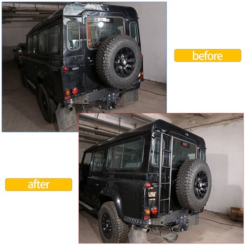Scala posteriore SUV camion passo portellone scala per LR Defender 2004-19 - Foto 6 di 10