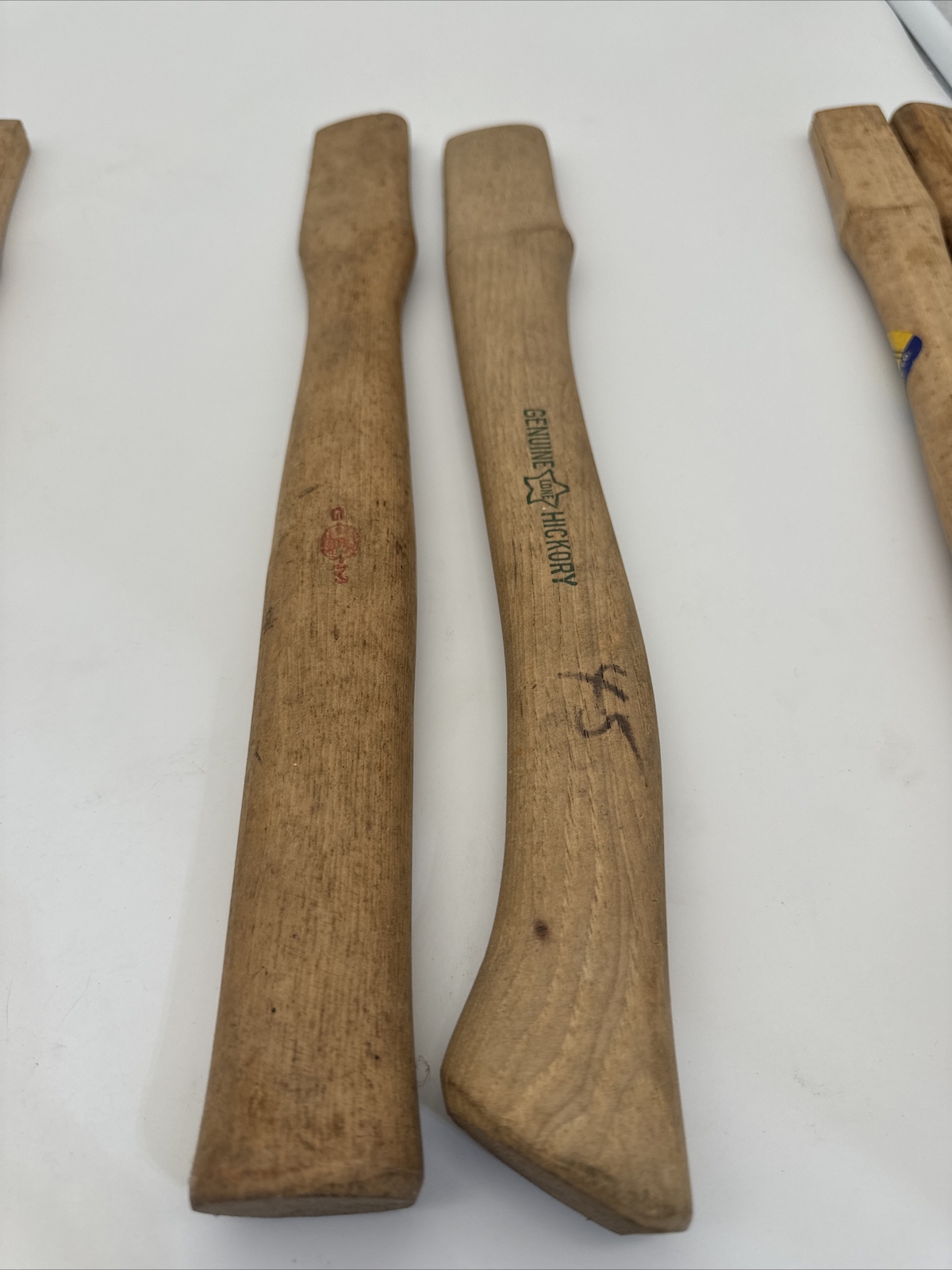 9 Vintage Axe Handles Hickory Wood Hammer Handles eBay