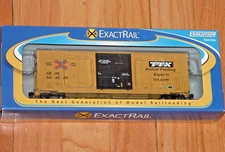 HO EXACTRAIL EE-1401-30 TRINITY 6275 CU FT PLUG DOOR BOX CAR TTX FBOX 504526