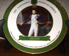 The Napoleonic Society 14th An Conference New Orleans Robert Lefevre Art Plate