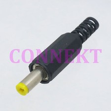 5pcs DC Power Male plug Connector 4.8mm x 1.7mm Adapter Plastic Yellow Head