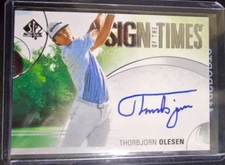 2024 Portfolio Golf THORBJORN OLESEN SP Authentic Sign of the Times Auto #TO