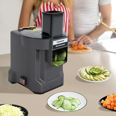 Commercial 3-in-1 Vegetable Fruit Dicer 110W 3-Blade Countertop Black