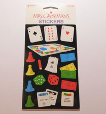 Mrs. Grossman's Stickers Lot of 3 Sheets Brand New in Package Games 