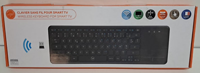 Mobility Lab Kabellose Smart TV AZERTY FR Tastatur mit Touchpad Schwarz ML306643