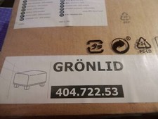 IKEA Grönlid Bezug für Hocker klein Ljungen Hellrot NEU&OVP 404.722.53