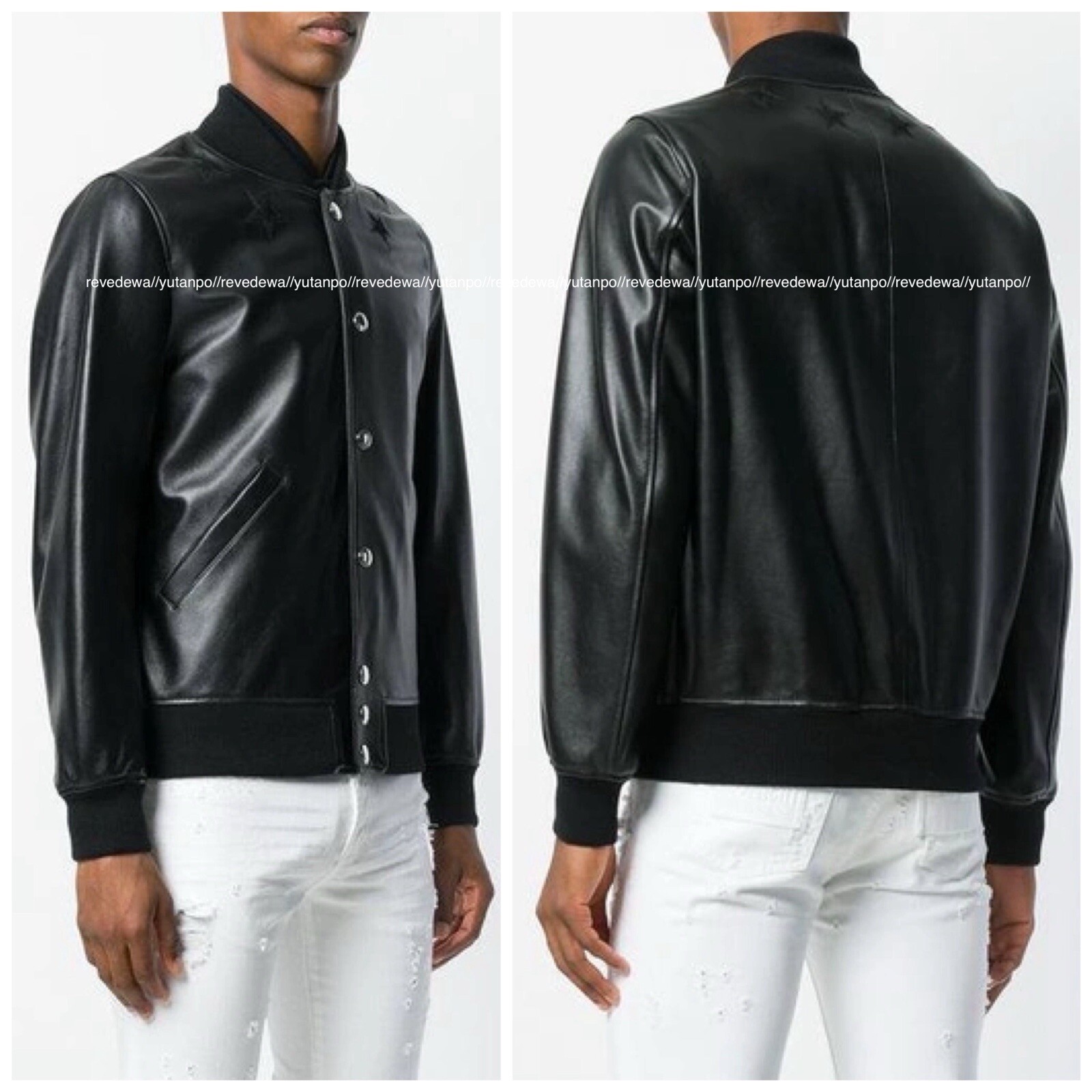 Authentic Great condition Givenchy round star lea… - image 16