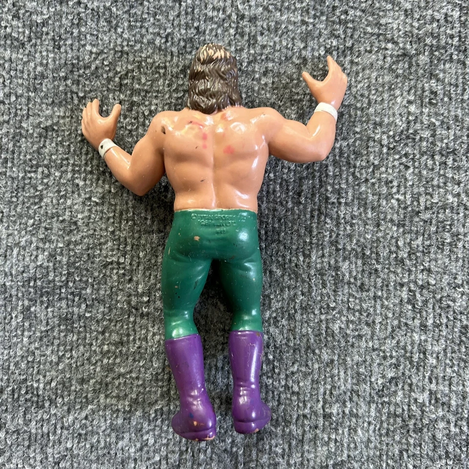 Figura de acción Jake the Snake Roberts de colección LJN WWF lucha libre caucho años 80 Foto 2 de 4