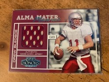 2001 Playoff Honors Alma Mater Materials #AM2 Drew Bledsoe