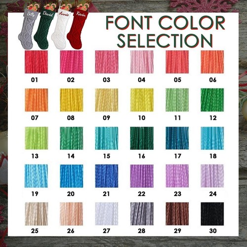 Medias de Navidad Personalizadas - Nombre Personalizado Familia Navidad Medias Xm D1N1 - Imagen 7 de 20