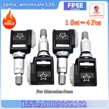 New 4PCS A0009052102 Tire Pressure Sensor For Mercedes-Benz CLS 2017-2018 TPMS
