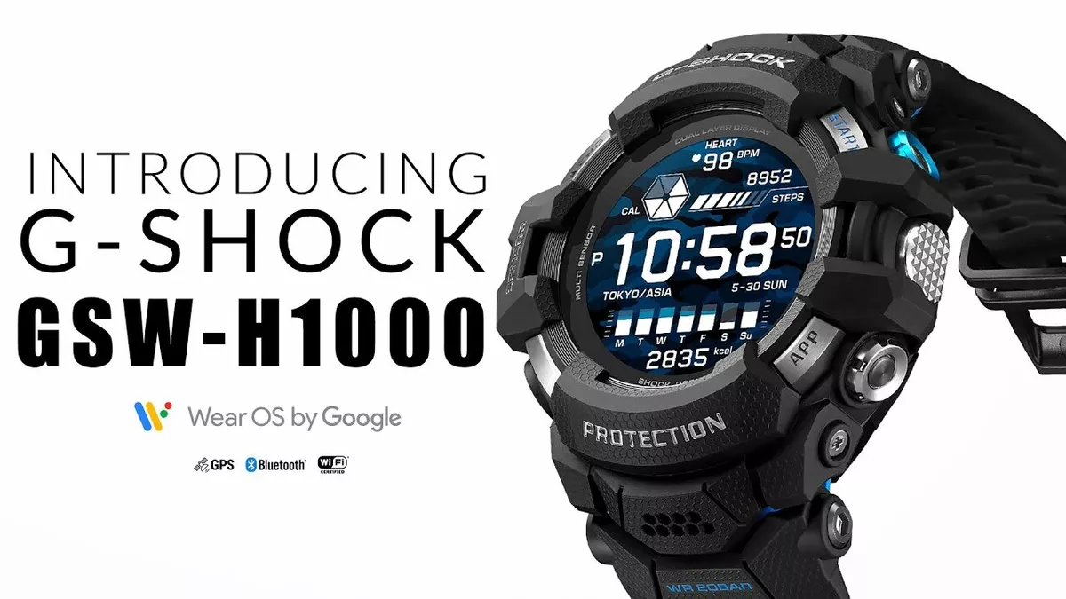 Casio G-SHOCK GSW-H1000 Tough Watch Japan Wear OS by Google NEW FS