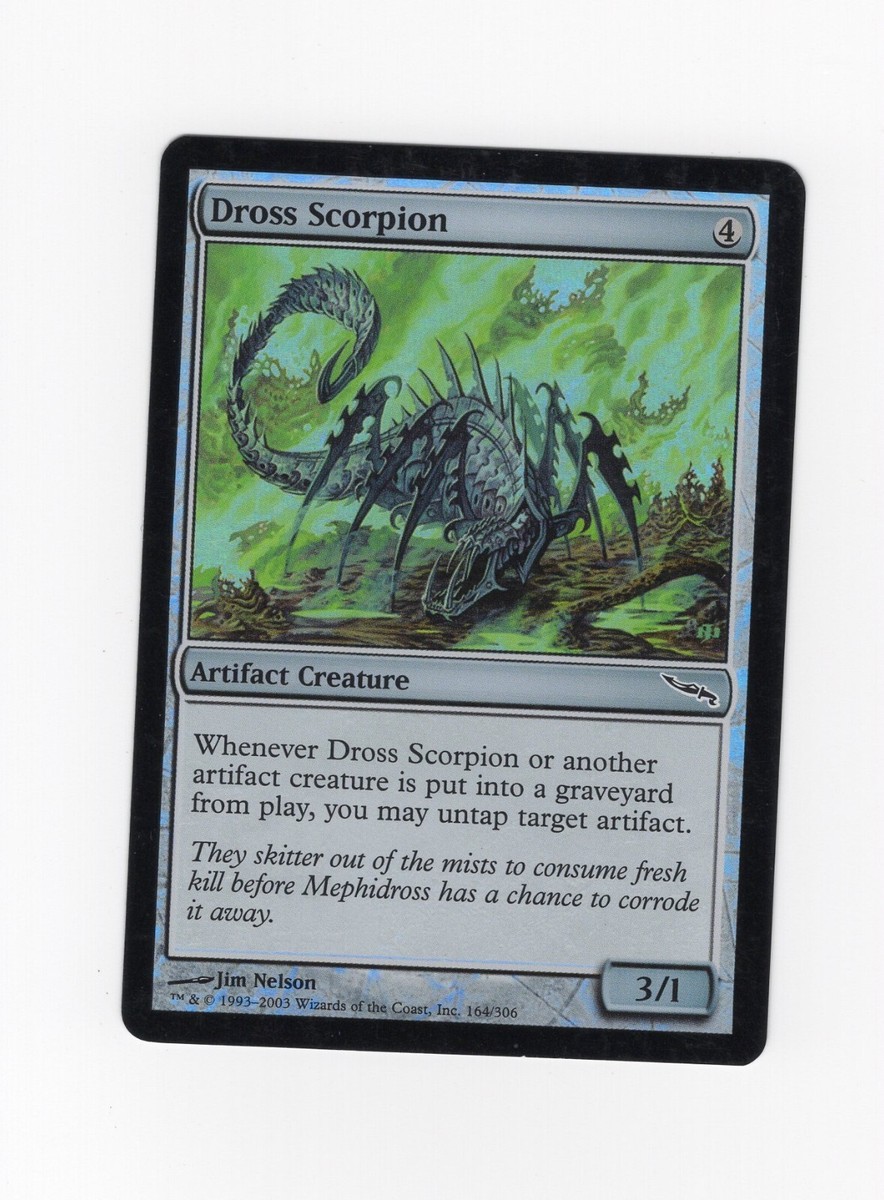 Dross Scorpion FOIL Mirrodin NM-/LP MTG Magic the Gathering 1 | eBay