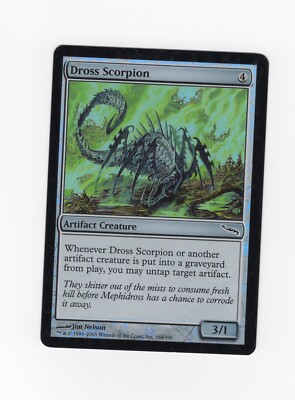 Dross Scorpion FOIL Mirrodin NM-/LP MTG Magic the Gathering 1 | eBay