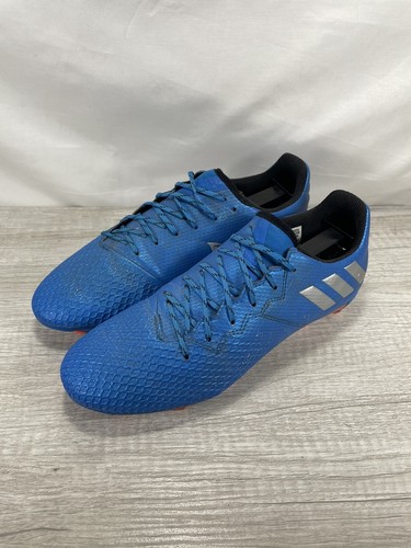 Adidas Messi 16 3 Blue Soccer Cleats Youth Size 5 5 Ebay