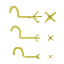 20G Nose Stud Rings 14k Solid Gold Corkscrew Nose Ring Studs 7mm Mounting Only