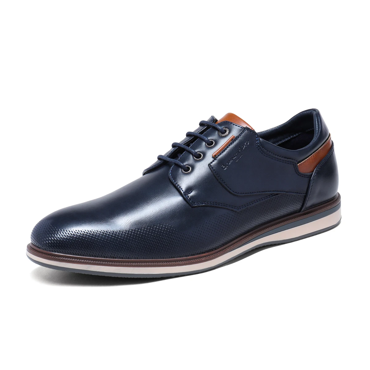 Blue Solid Dress Shoes for Men for sale | eBay