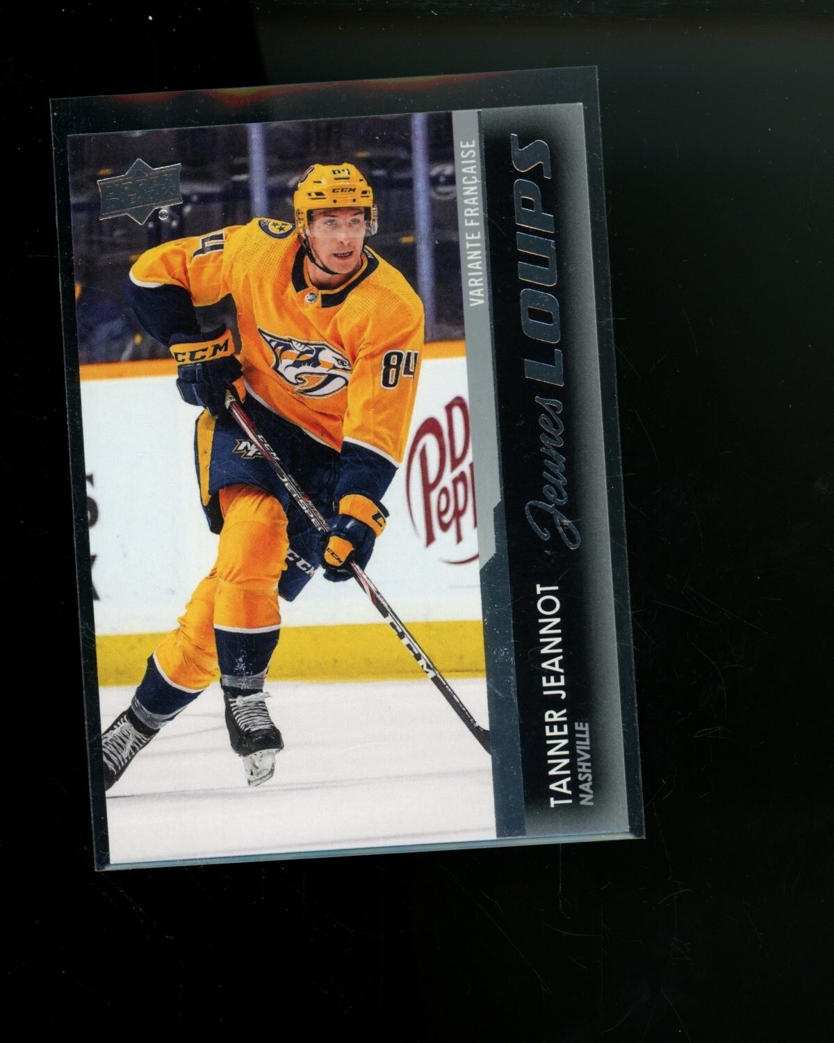 2021-22 Upper Deck Series 1 French Young Guns #222 Tanner Jeannot YG RC