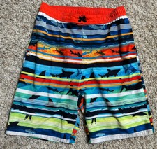 Wonder Nation Boys Swim Trunks Size XXL SZ 18 Lined Swimming Board Beach VGC