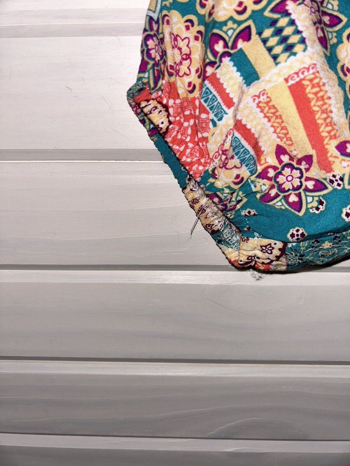 Savanna Jane Sz MEDIUM Patchwork Print Dress Dolm… - image 5