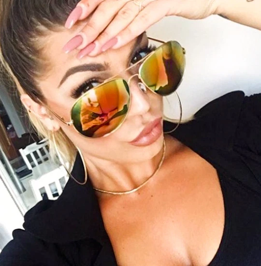 Large Gold Aviator ROCK Sunglasses Color Mirror Reflective Flash Designer 3683 L