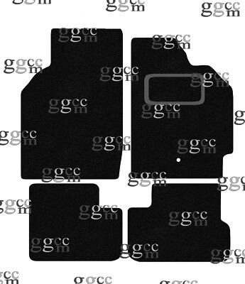FITS HONDA HRV 5 DOOR 1999 TO 2005 TAILORED BLACK CARPET CAR FLOOR MATS. (1 CLP)