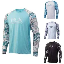 2025 New Gear Fishing Shirts Men Long Sleeve Crewneck Sweatshirt Outdoor Uv