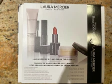 BRAND NEW LAURA MERCIER GIFT SET!! FOUDATION PRIMER LIPSTICK MASCARA LOOSE SET