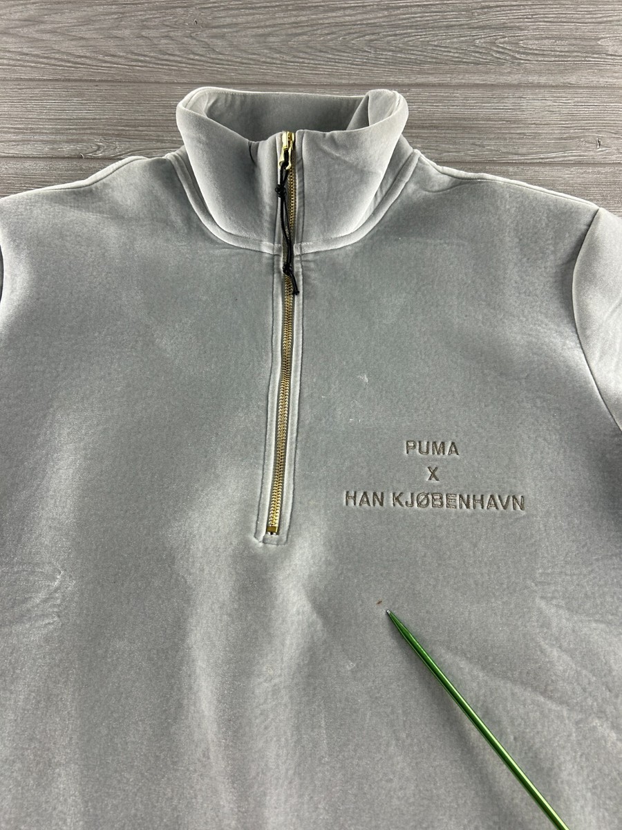 Puma X Han Kjobenhavn Sweater Sweatshirt Half Zip Mens Large Puma X Han Kjobenhavn Sweater Sweatshirt Half Zip Mens Large