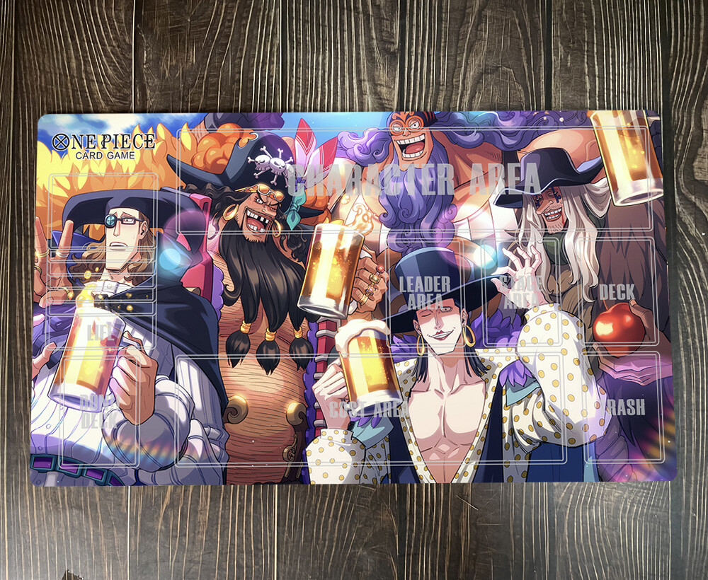 O-P OPCG TCG CCG Pad Blackbeard Pirates Playmat Trading Card Game