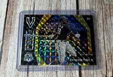 2021 Panini Mosaic V Tool Mosaic #VT6 Fernando Tatis Jr. Gold Prizm #02/10