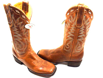 Idyllwind Drifter PERFORMANCE Western Boot Tan SQUARE TOE Womens 8 B