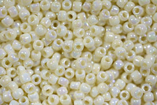 Toho Seed Beads 11/0 - Opaque Rainbow Light Beige