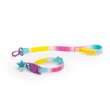 American Girl Rainbow Collar & Leash