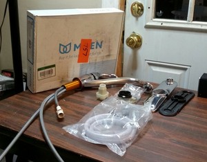 Moen 7835 Camerist Kitchen Faucet W Deck Mount Sprayer In Chrome