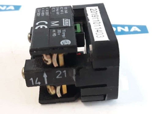 Bloque de contacto de elemento de conmutación Fanal MV 11 010530865 VDE 0660 AC 15 (nuevo stock antiguo) - Imagen 6 de 7