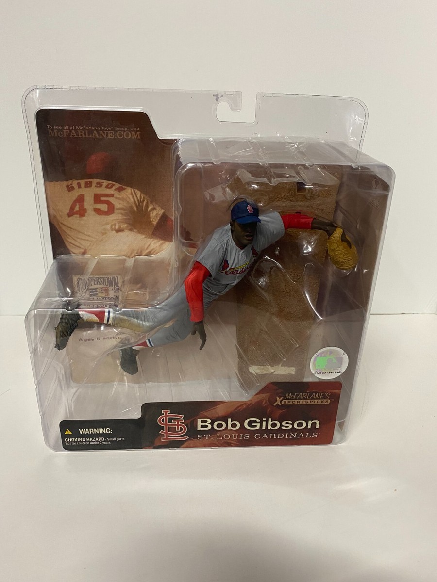 スポーツ MLB McFarlane Bob Gibson ST Cardinals Amazon.com: McFarlane Toys MLB Cooperstown Hall of Fame