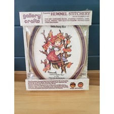 New in Package Vintage Hummel Stitchery Kit "Girl in Apple Tree"