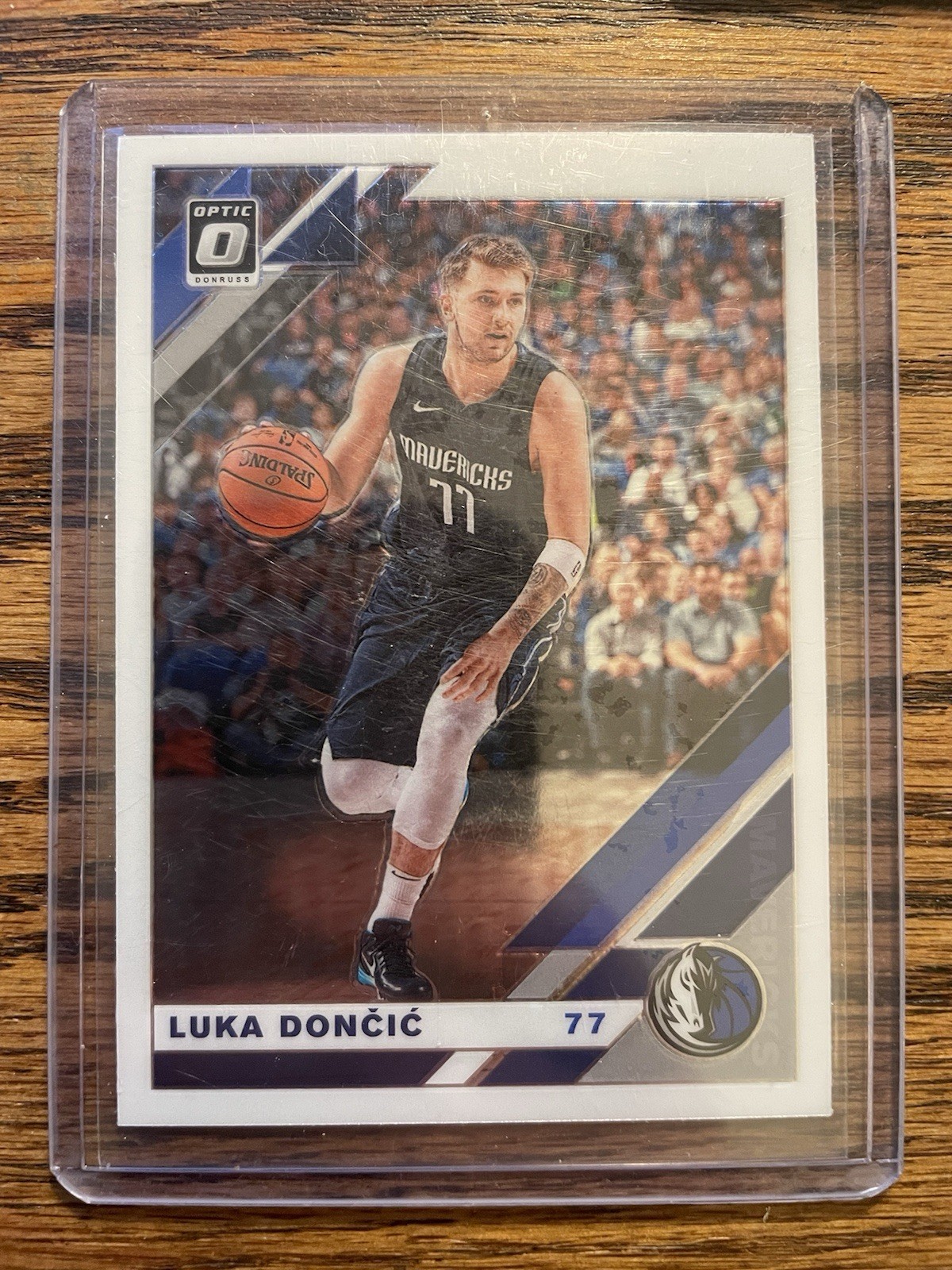 2019-20 Donruss Optic Luka Doncic Base Card #16 Mavericks MVP Second Year