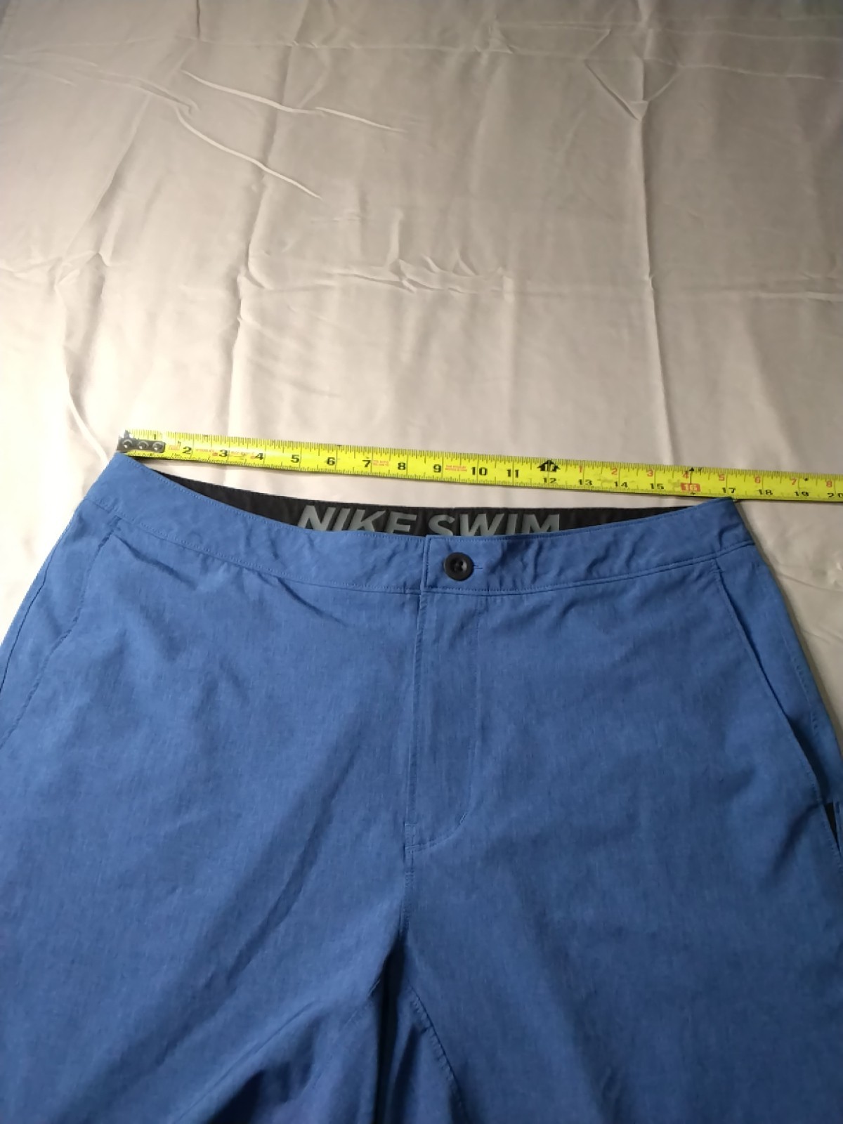 Nike Swim Mens Merge 9 Hibrid Board Shorts Blue Waistband Size 34 . thumbnail 5