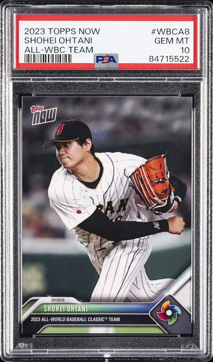 2023 TOPPS NOW ALL-WBC TEAM #WBCA8 SHOHEI OHTANI PSA 10 | eBay