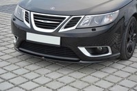 Maxton Design Frontlippe Passend FüR Saab 9-3 Aero Mk2 Fl Schwarz Hochglanz