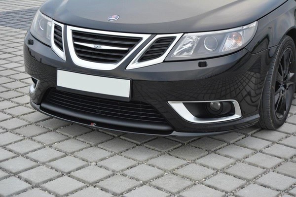Maxton Design Frontlippe Passend FüR Saab 9-3 Aero Mk2 Fl Schwarz Hochglanz-image