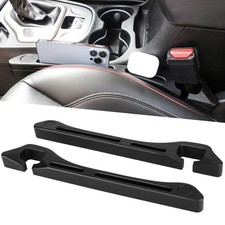 Car Seat Gap Filler, 2 Pack Seat Gap Filler Organizer with Seat Belt Holes, S...