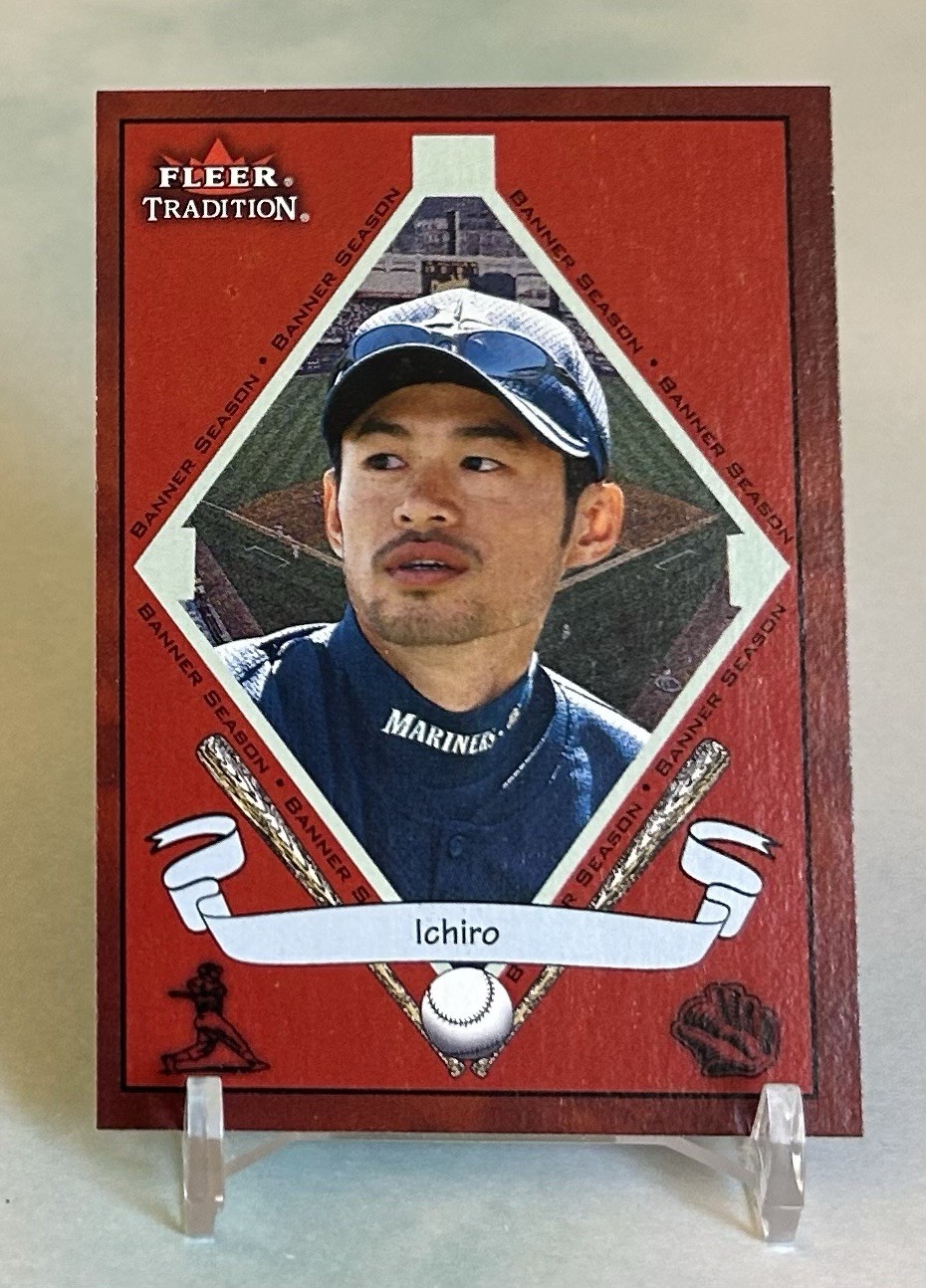 Ichiro Suzuki 2002 Fleer Tradition #487 Seattle Mariners HOF