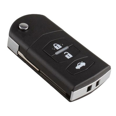 3 Button Car Remote Shell Repair Flip Key Fob Case For MAZDA 2 3 5 6 RX8 MX5