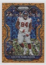 2020 Panini Prizm Orange Disco Prizm Dalvin Tomlinson #165 05ez