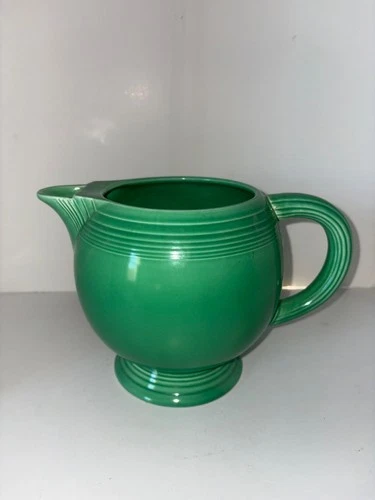 Fiesta Vintage Homer Laughlin  Ice Lip Pitcher Light Green USA 6.5” Tall HLC