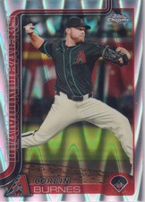 2025 Topps Chrome Baseball - Corbin Burnes Raywave Refractor