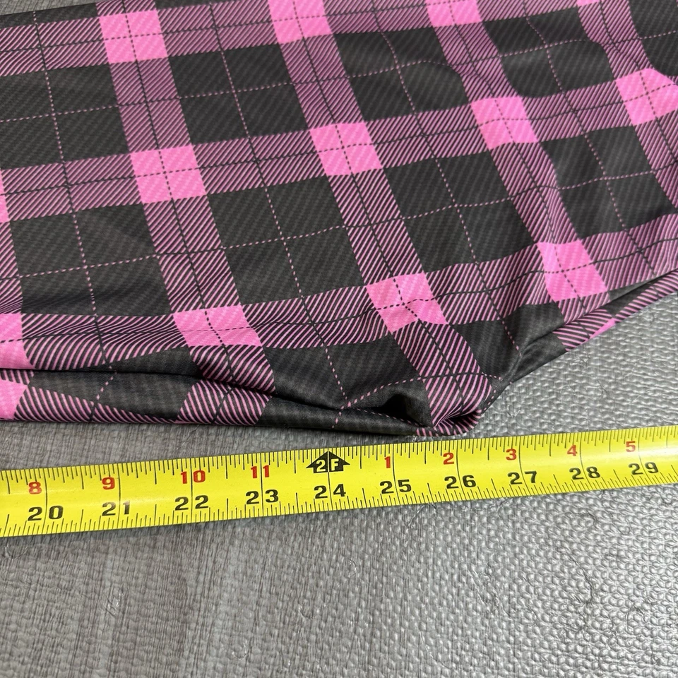 Fiercepulse Pink And Black Plaid Leggings Large - Image 3 of 4